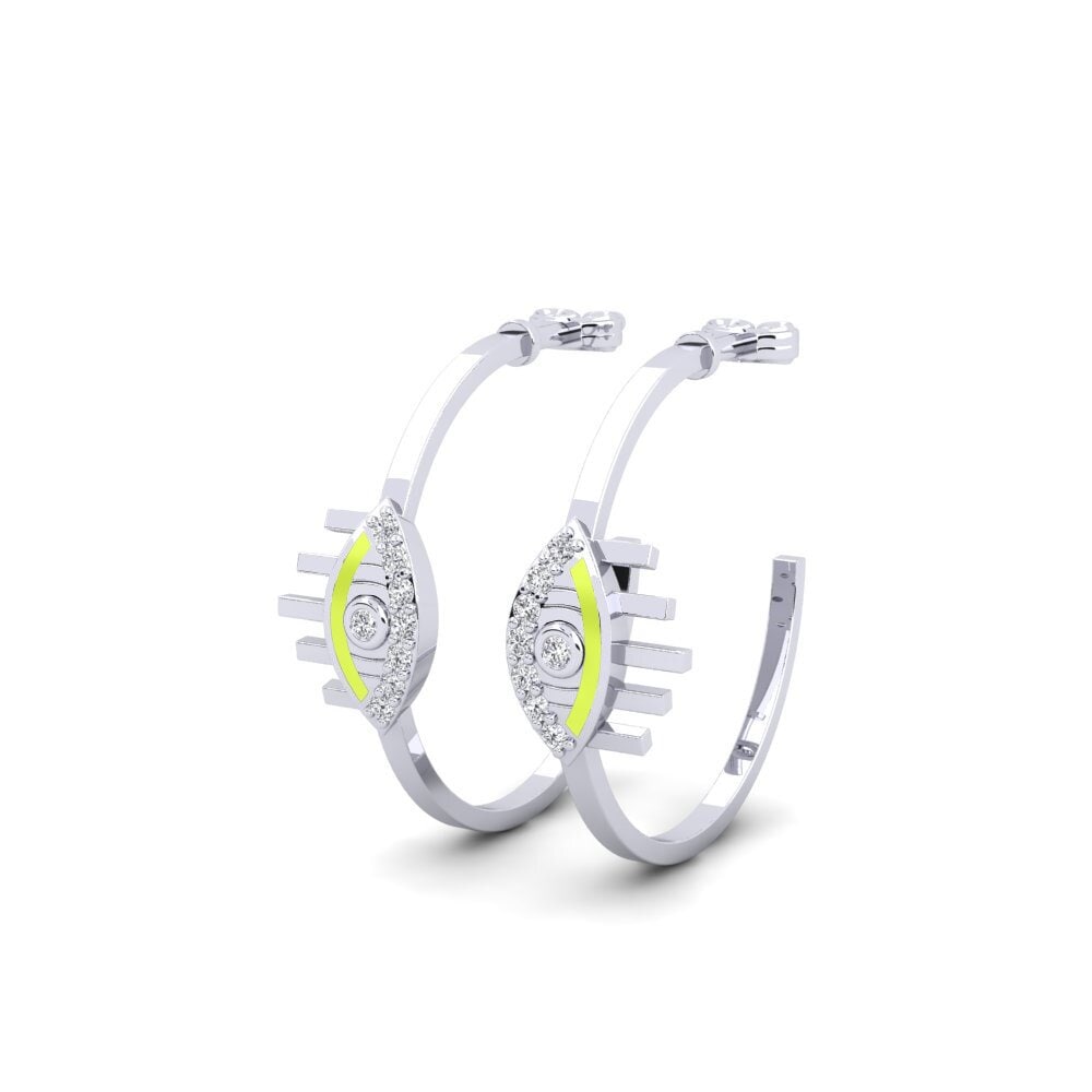Plata 925 Pendiente de mujer Tarka