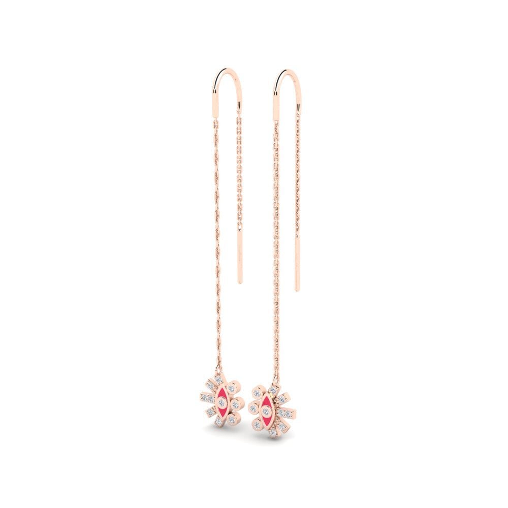 14ct Rose Gold Women's Earring Termera