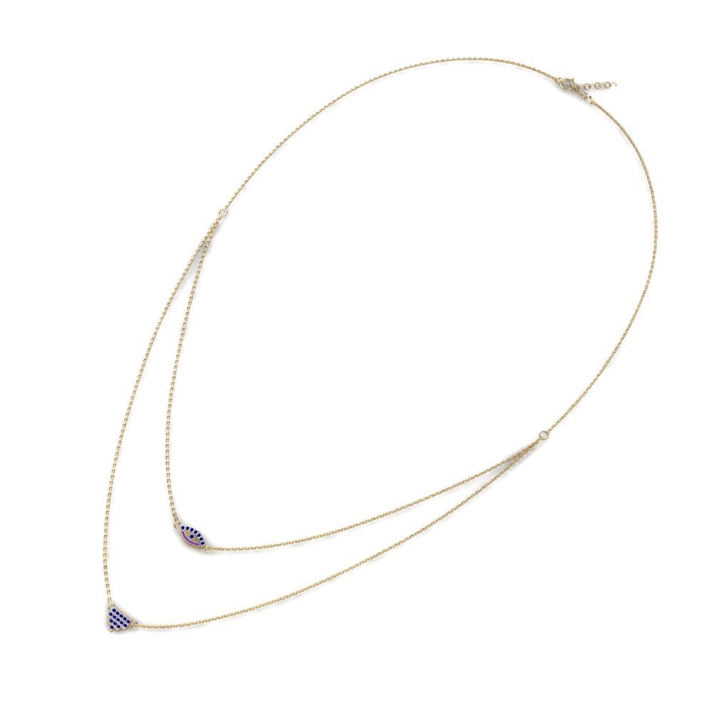 Sapphire Women's Necklace Ukubona