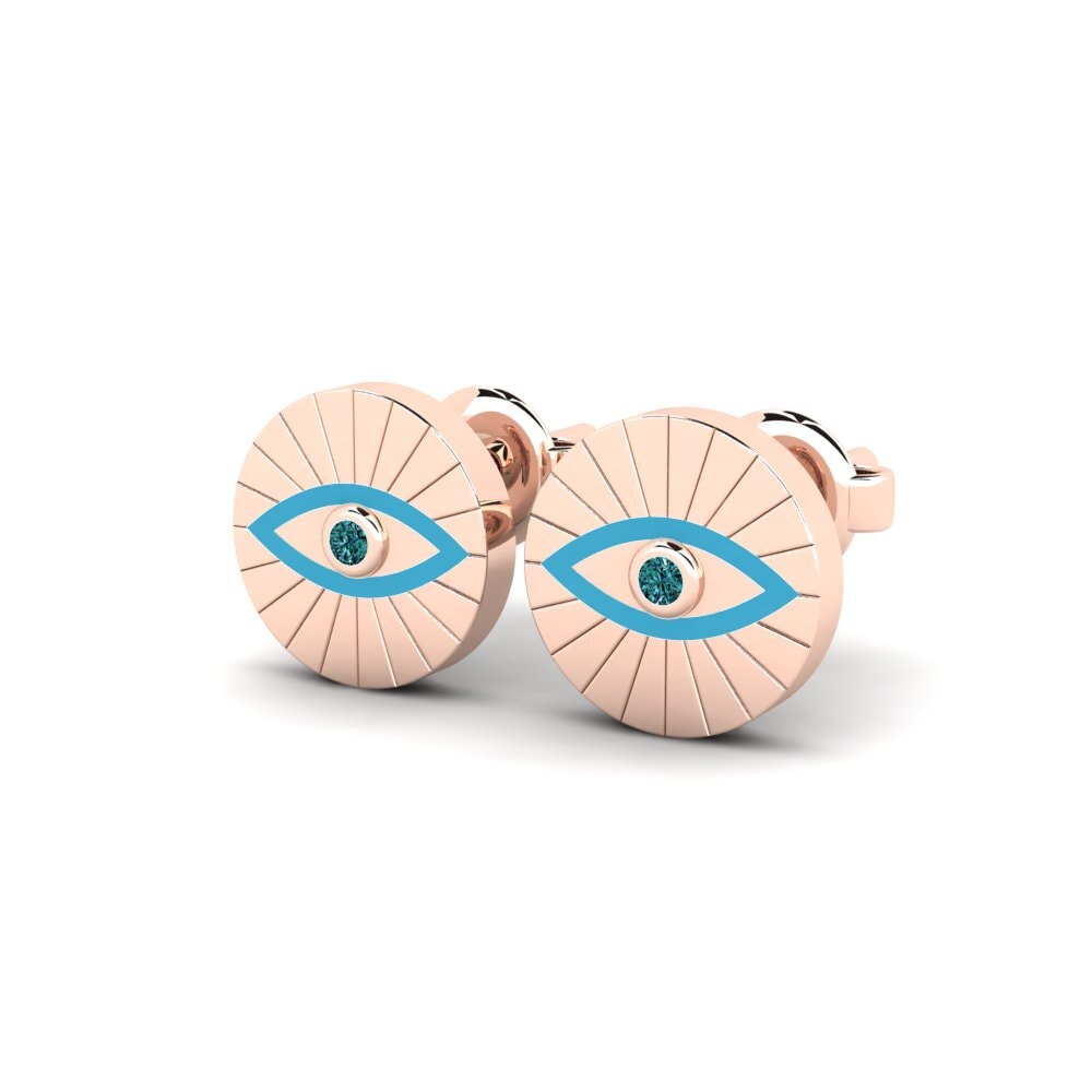 14ct Rose Gold Women's Earring Vairogs