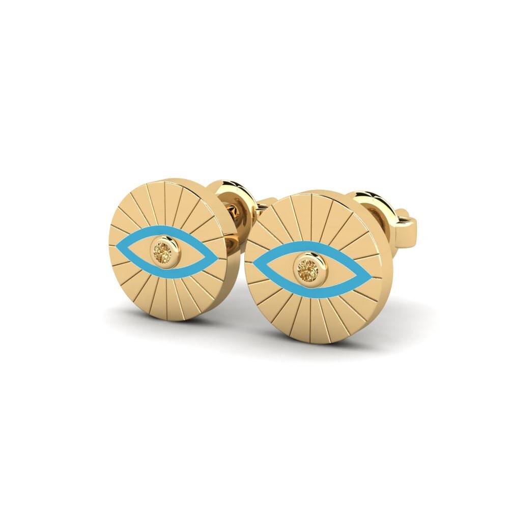 Brown Diamond Women's Earring Vairogs