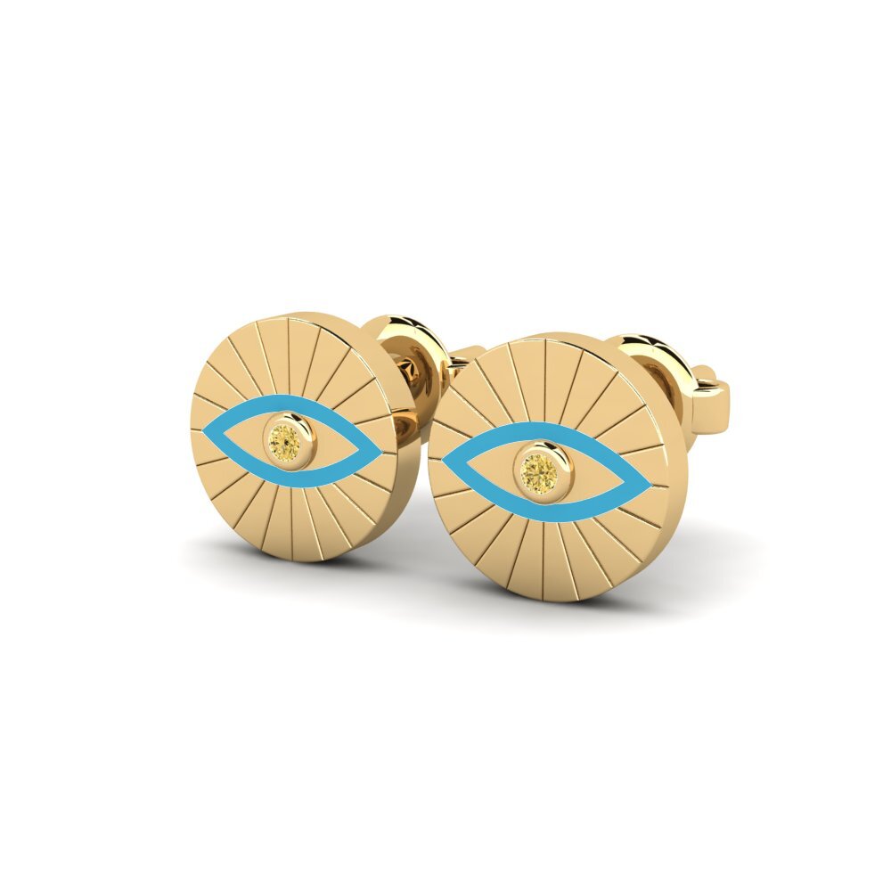 Yellow Diamond Women's Earring Vairogs