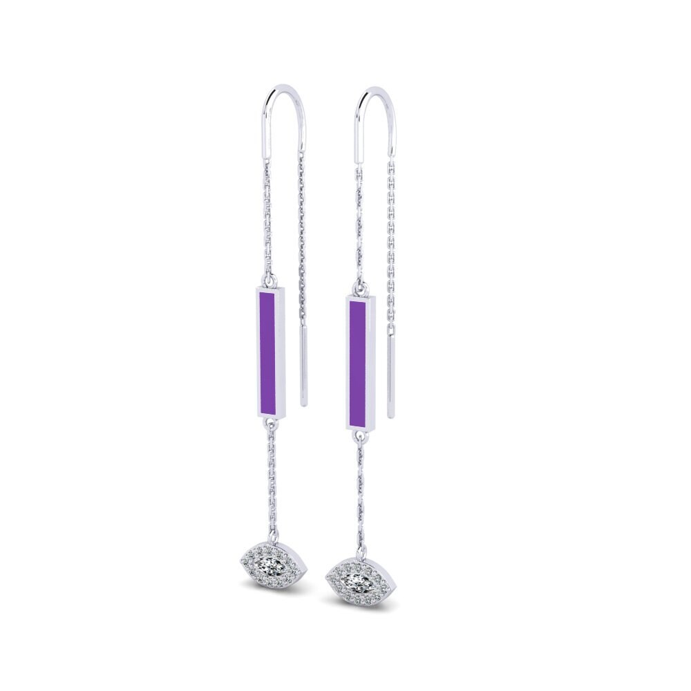 Plata 925 Pendiente de mujer Warnasa - B