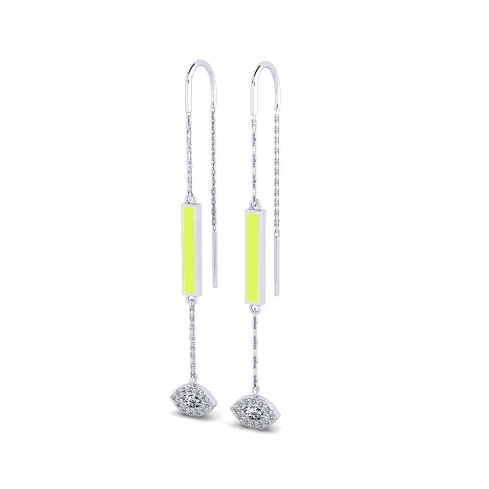 Plata 925 Pendiente de mujer Warnasa - B