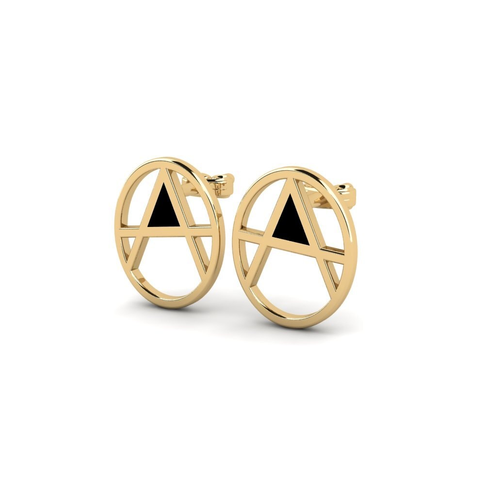 9k Oro Amarillo Pendientes Comcoste