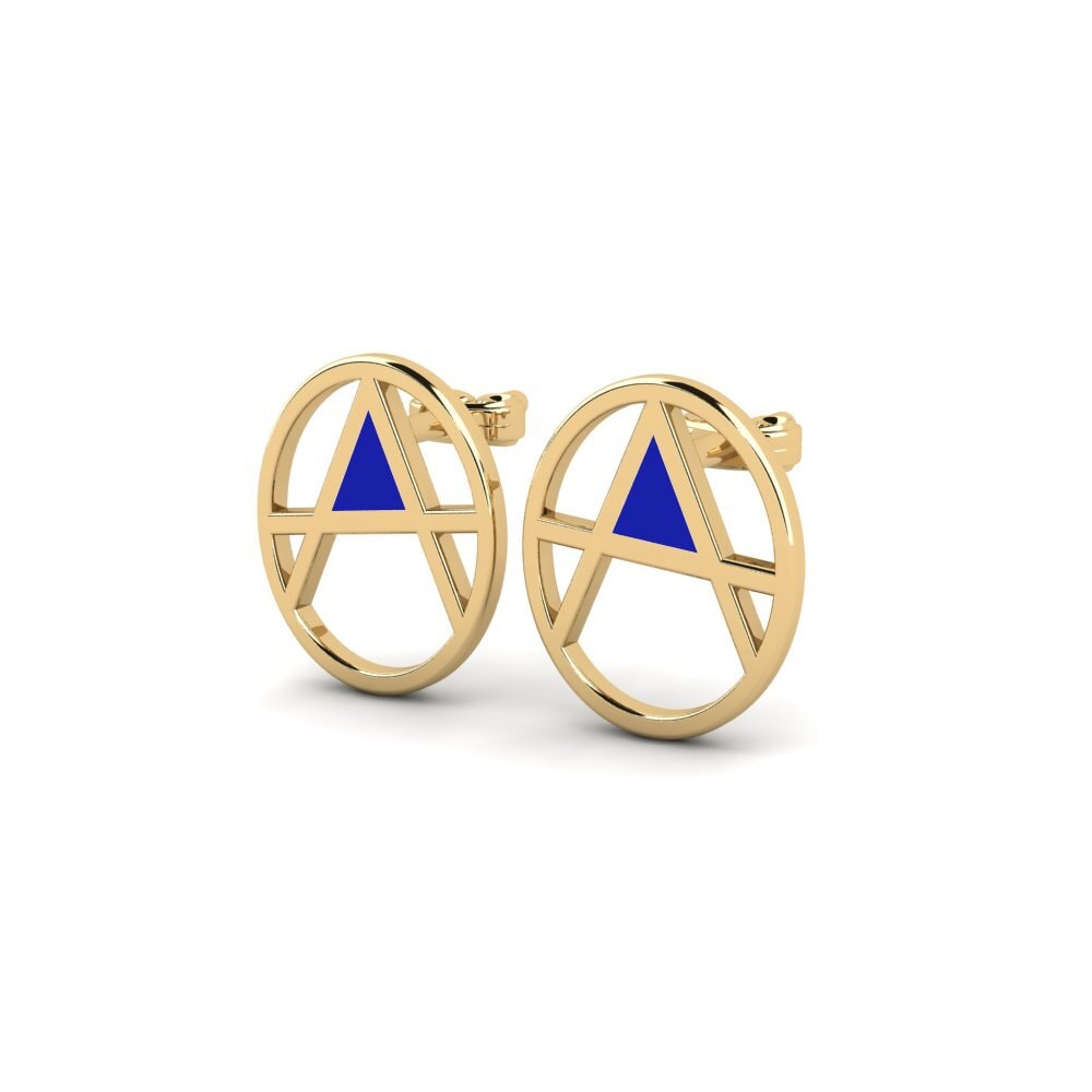 9k Oro Amarillo Pendientes Comcoste