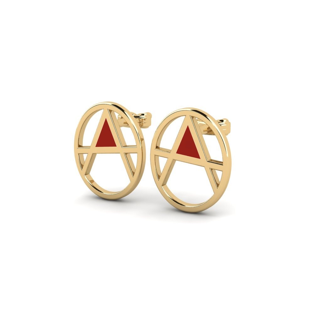 9k Oro Amarillo Pendientes Comcoste