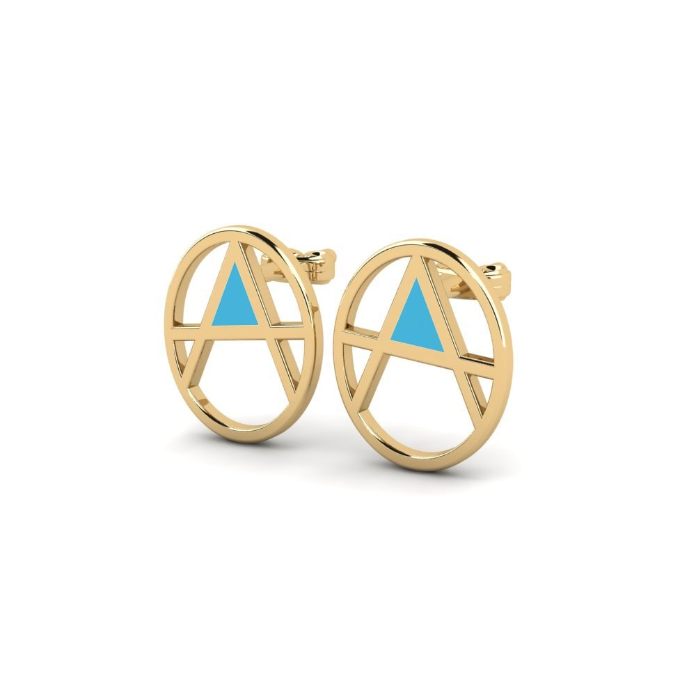 9k Oro Amarillo Pendientes Comcoste