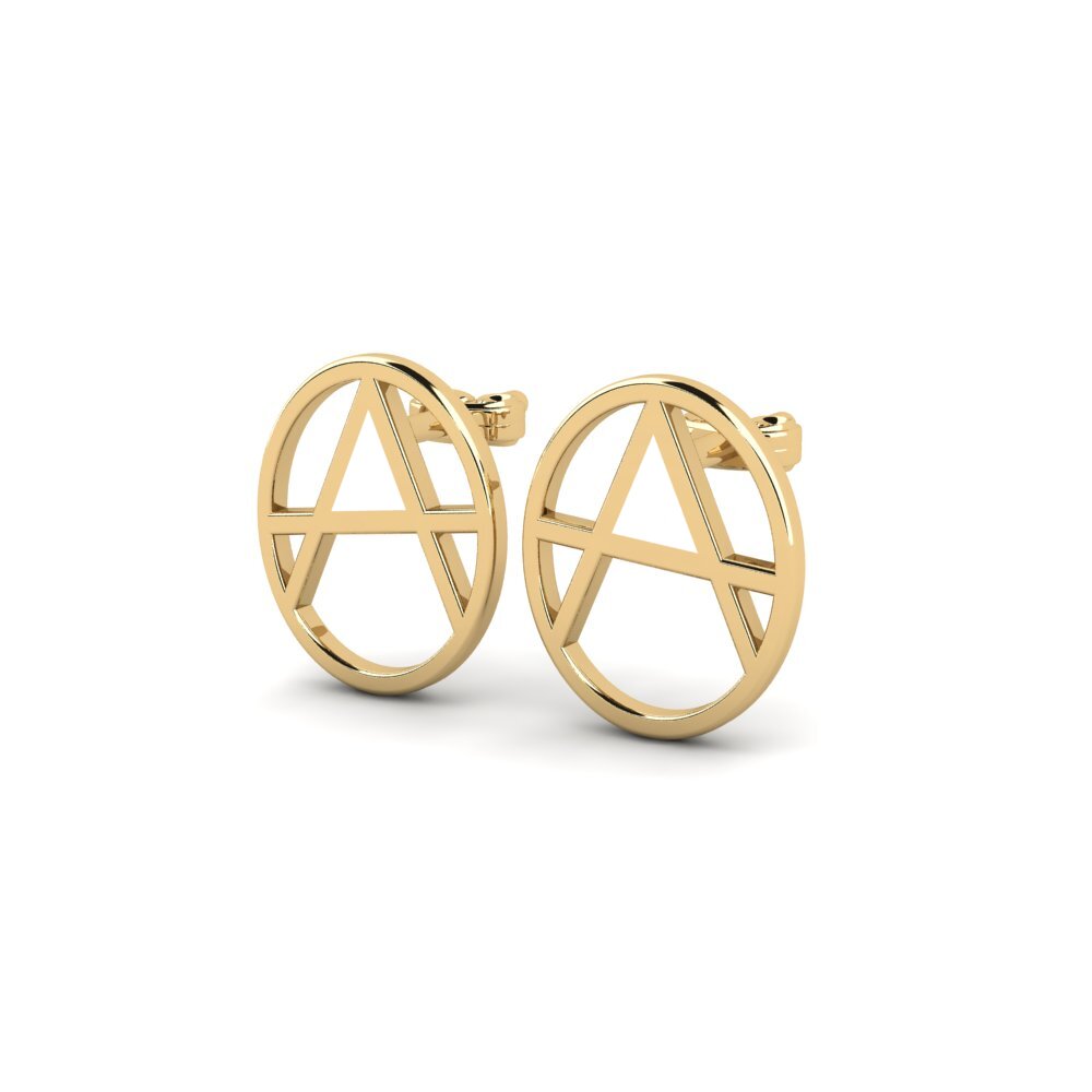 9k Oro Amarillo Pendientes Comcoste