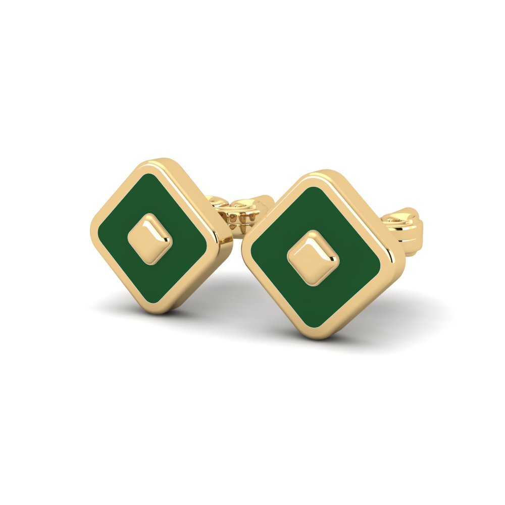 9k Oro Amarillo Pendientes Urhten