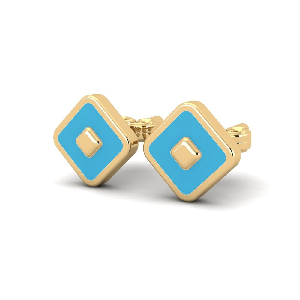 9k Oro Amarillo Pendientes Urhten