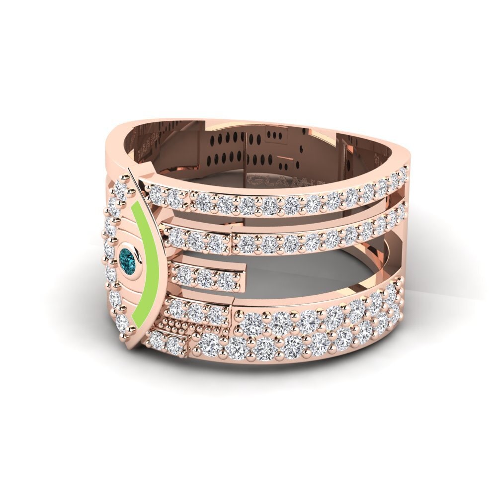 Blauer Diamant Ring Disgleirio