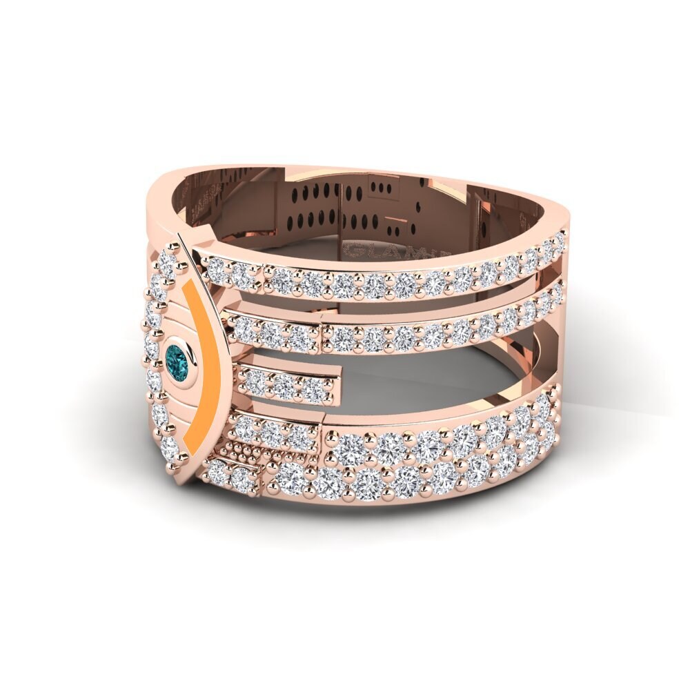 Blauer Diamant Ring Disgleirio