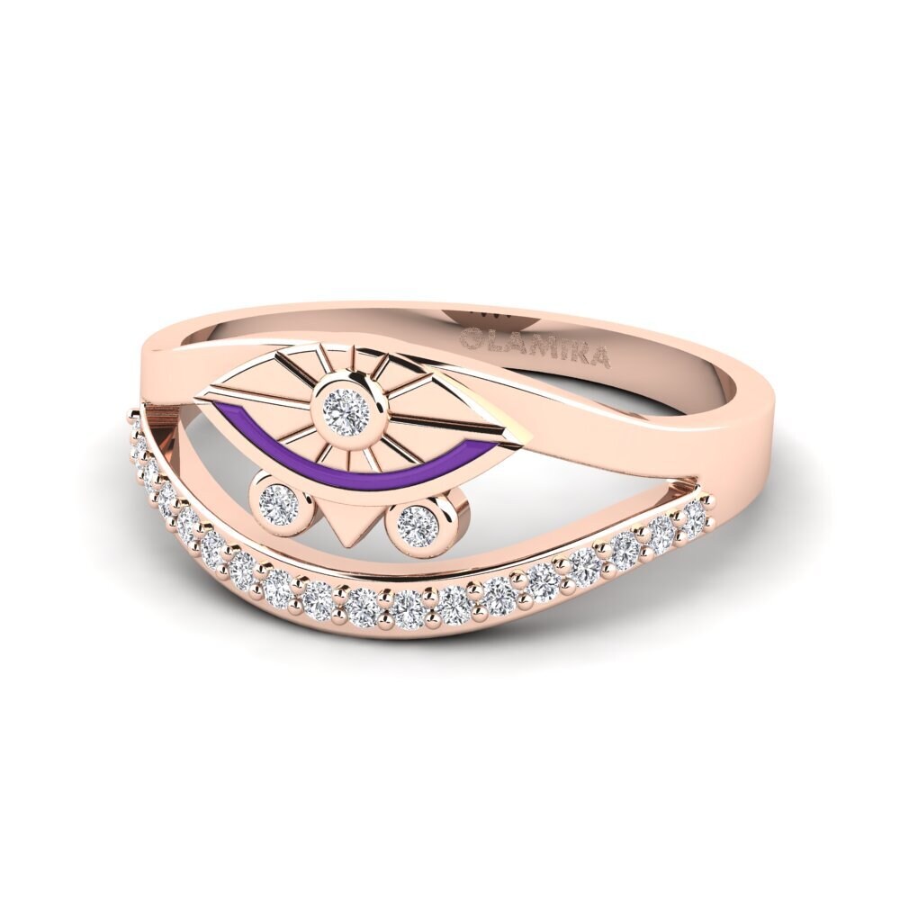 9ct Rose Gold Ring Dotote