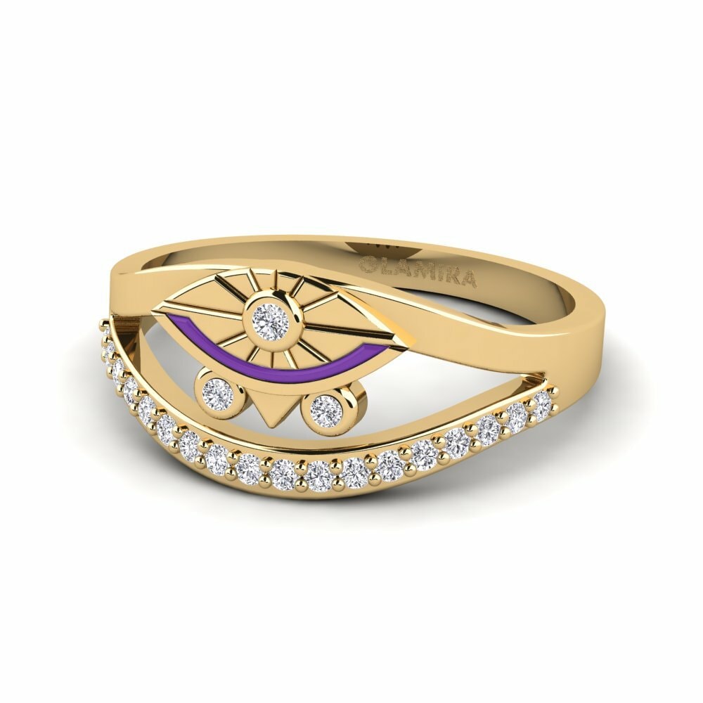 Diamant De Synthèse Bague Dotote