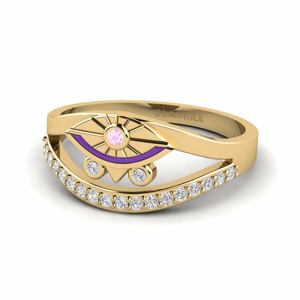 Saphir Rose Bague Dotote