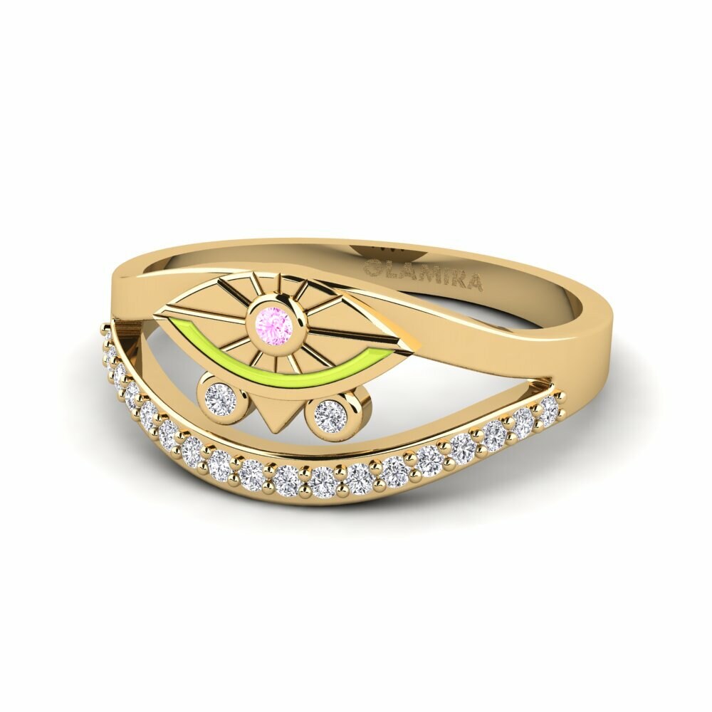 Saphir Rose Bague Dotote