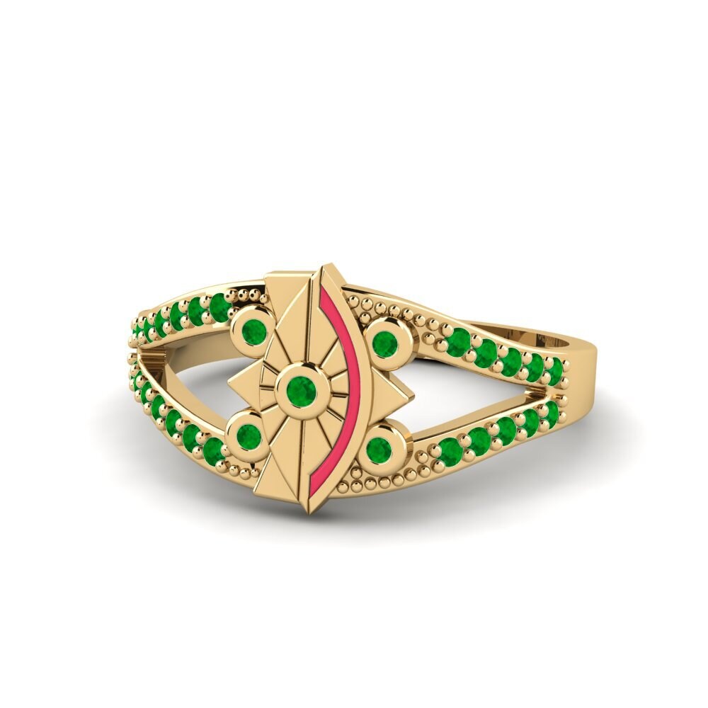 Emerald Ring Elegancki