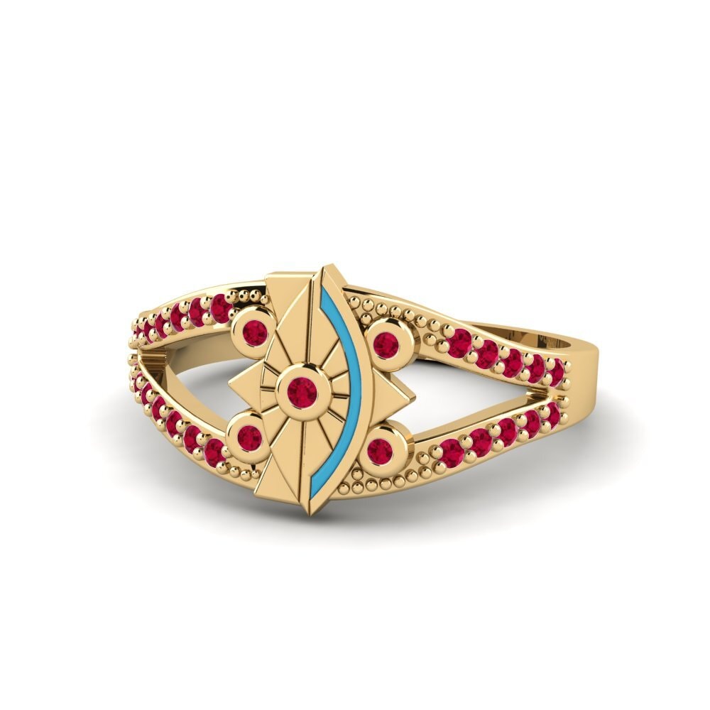 Ruby Ring Elegancki