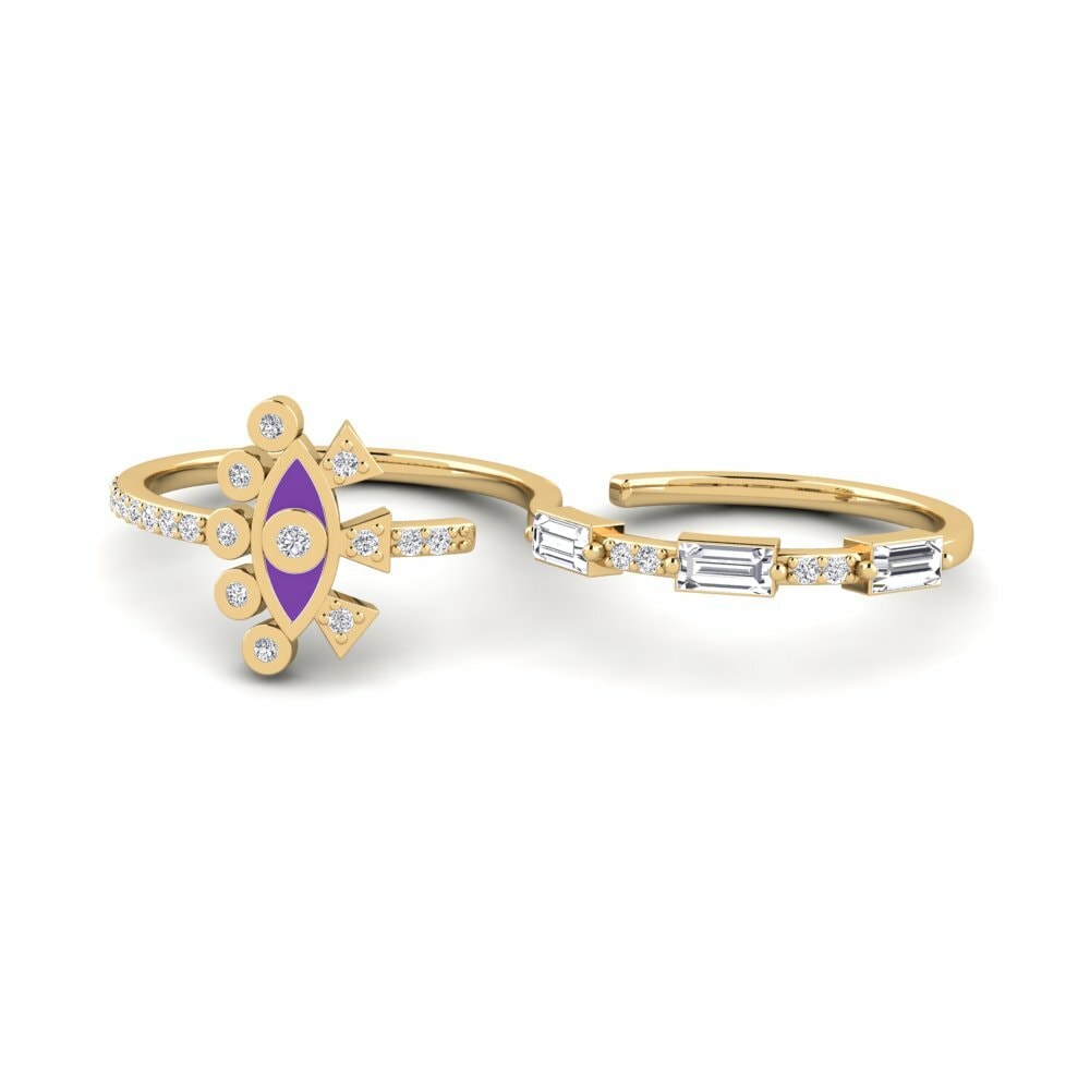 Diamant De Synthèse Bague Galatia