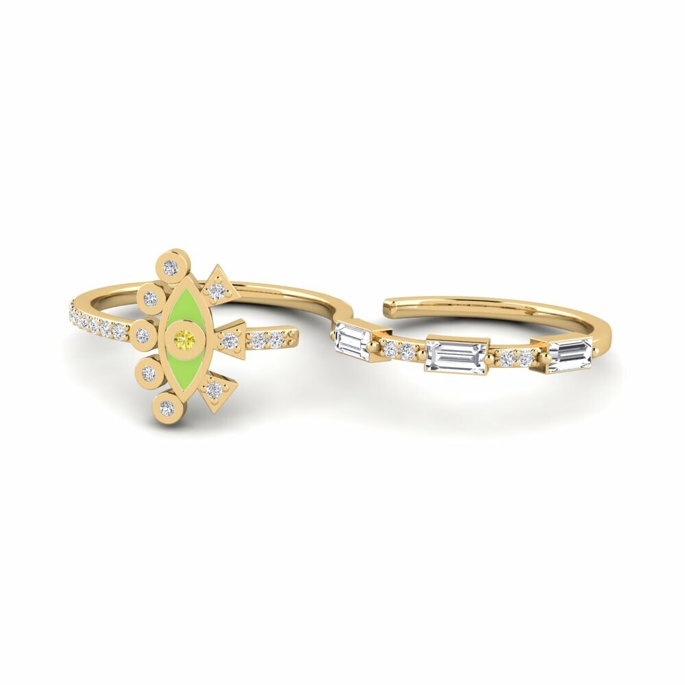 Saphir Jaune Bague Galatia