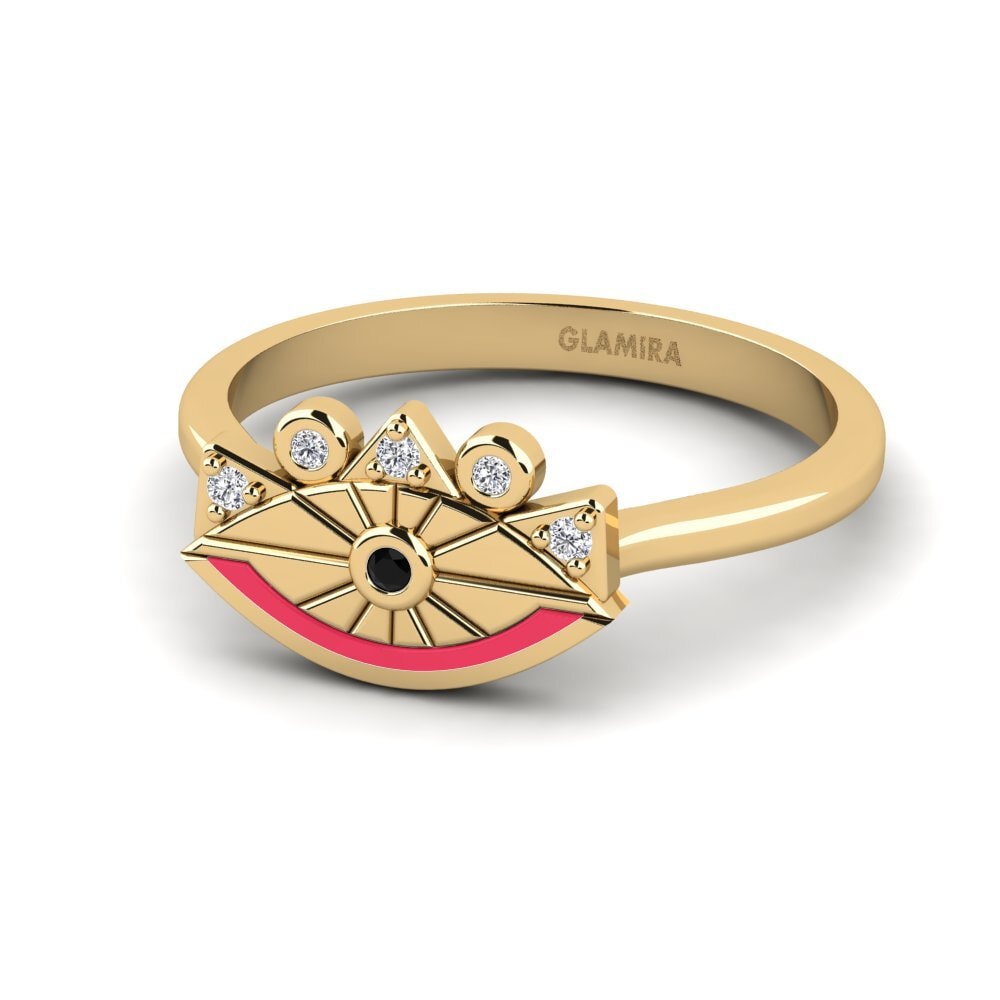 Schwarzer Saphir Ring Kganya