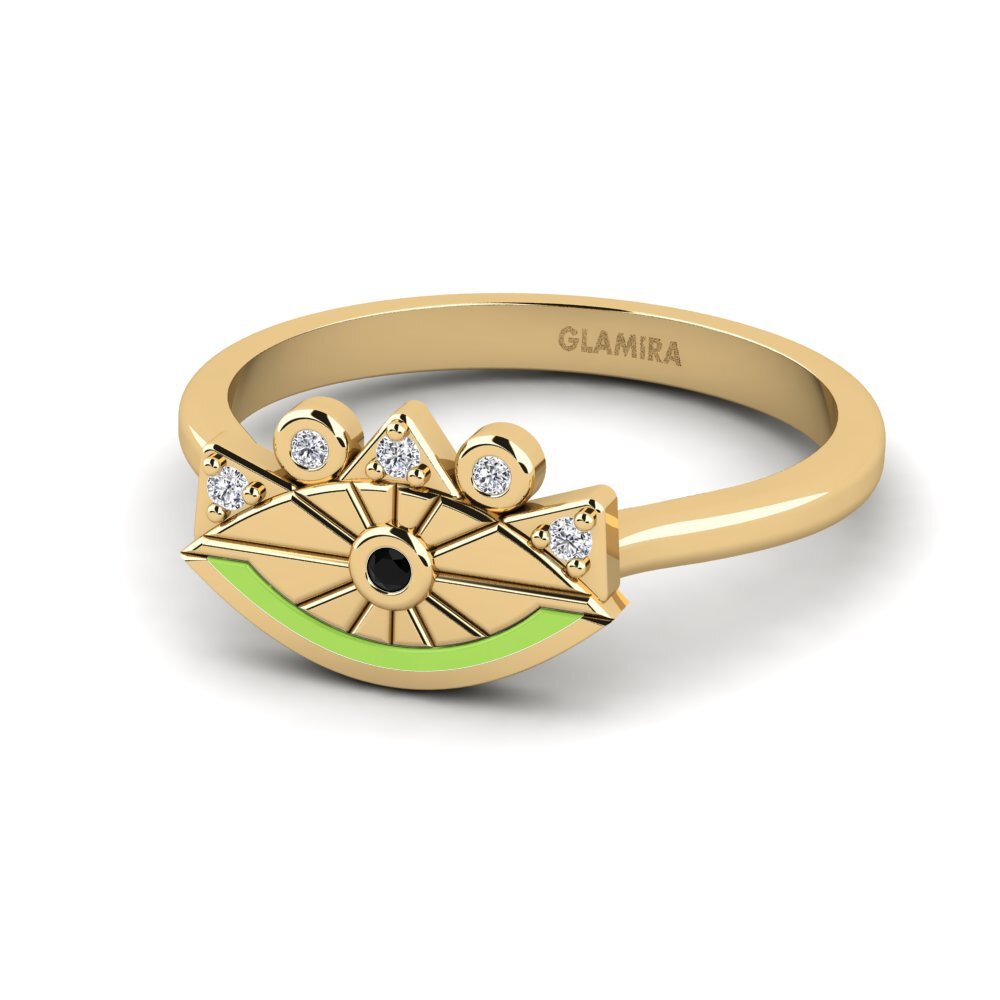 Schwarzer Diamant Ring Kganya