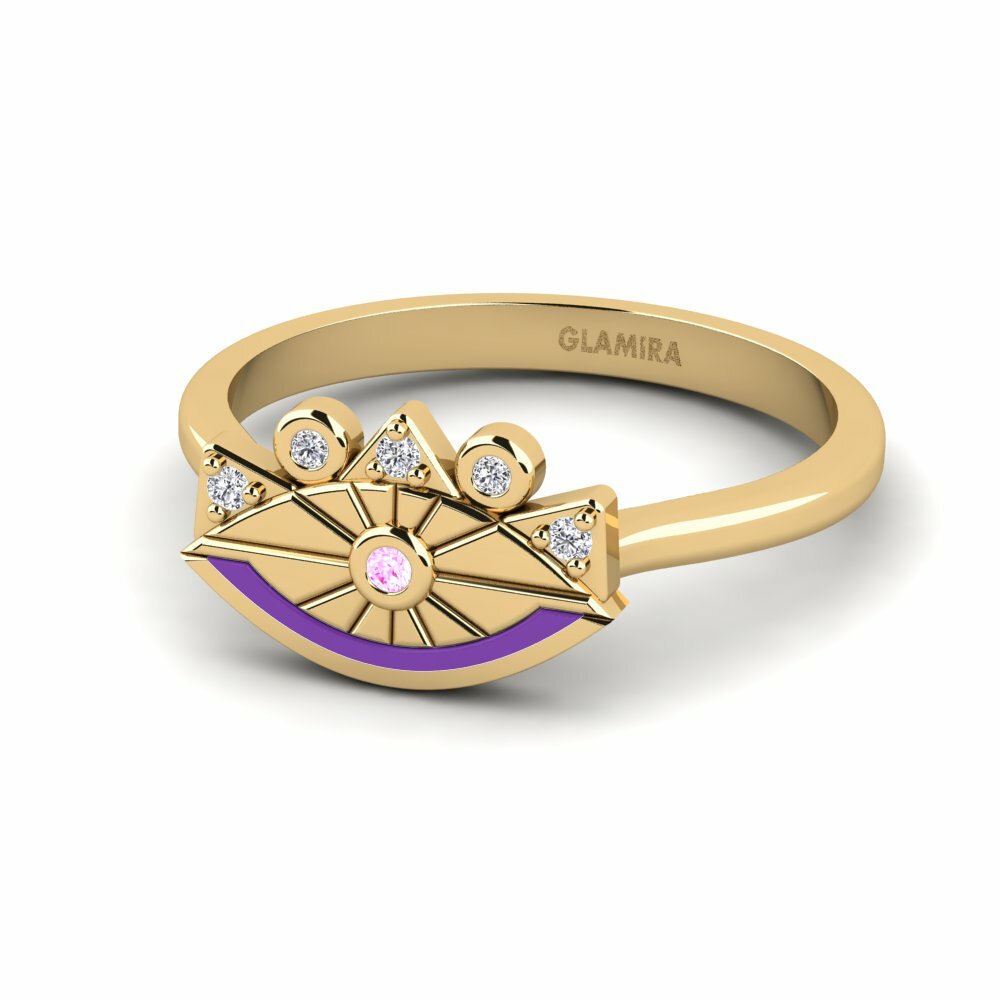 Saphir Rose Bague Kganya