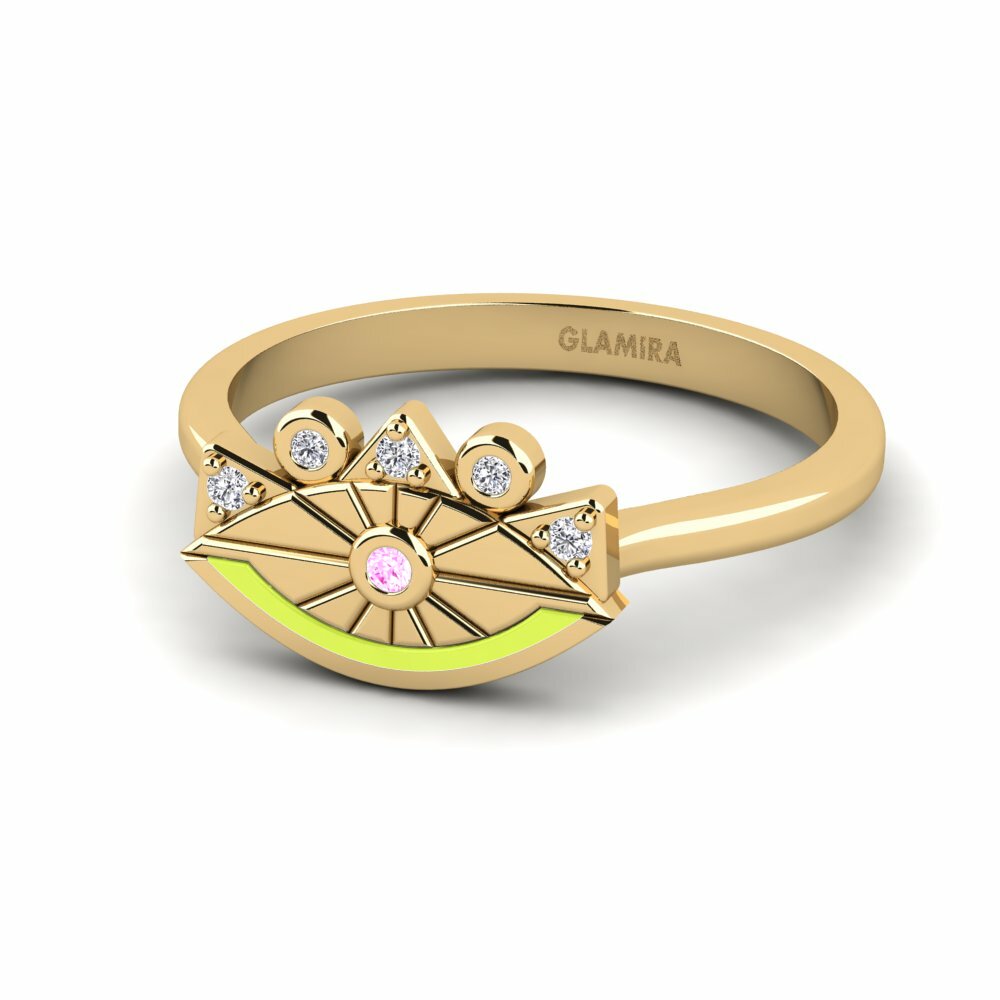 Saphir Rose Bague Kganya
