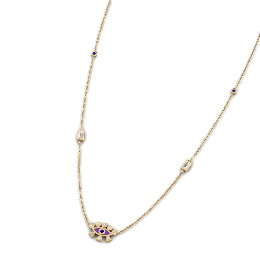 Sapphire Women's Necklace Laodike