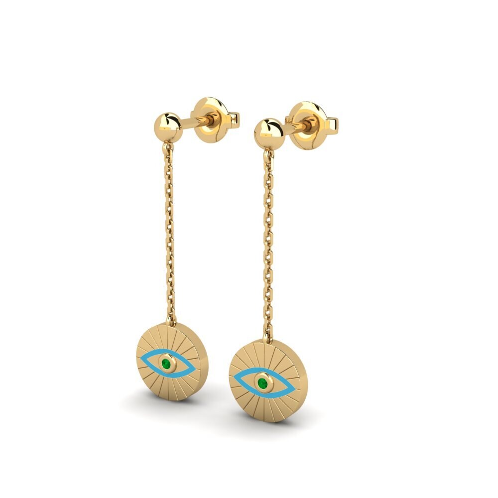Smeraldo Orecchino da donna Lewha