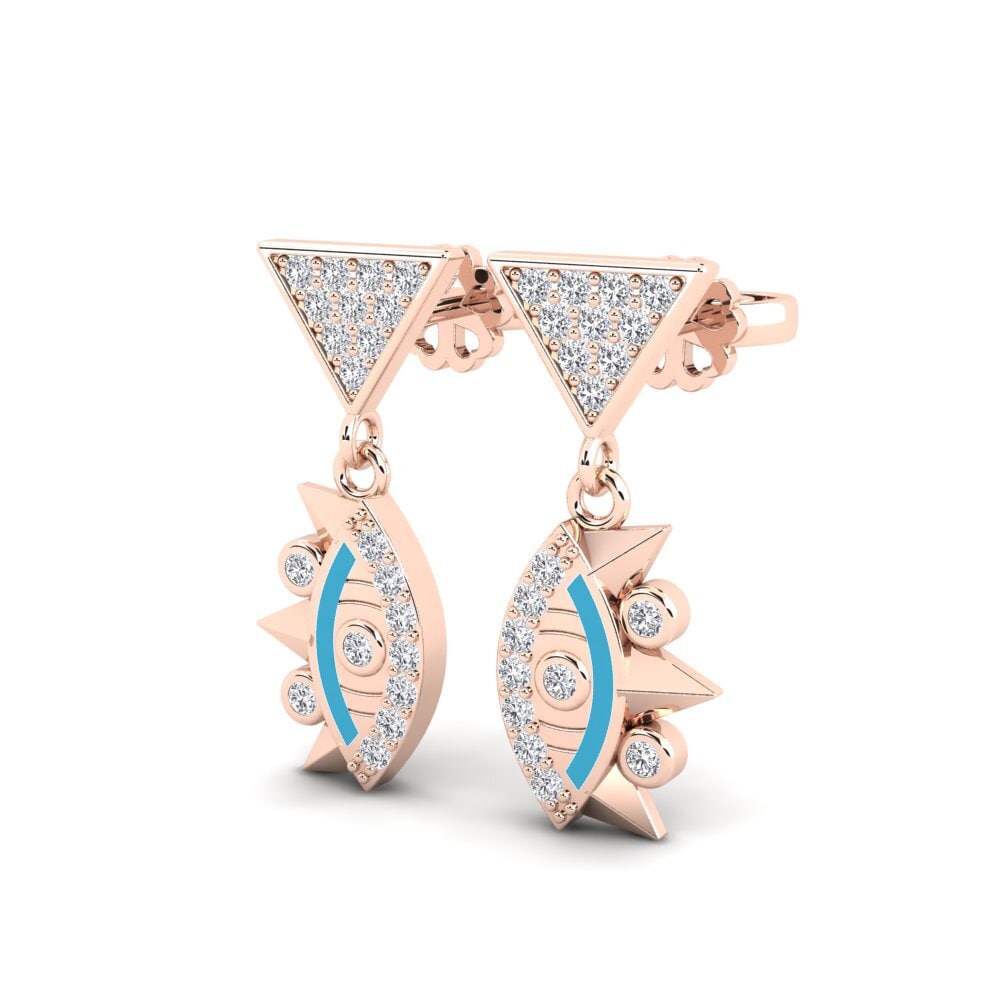 14k Rose Gold Women's Earring Luceat