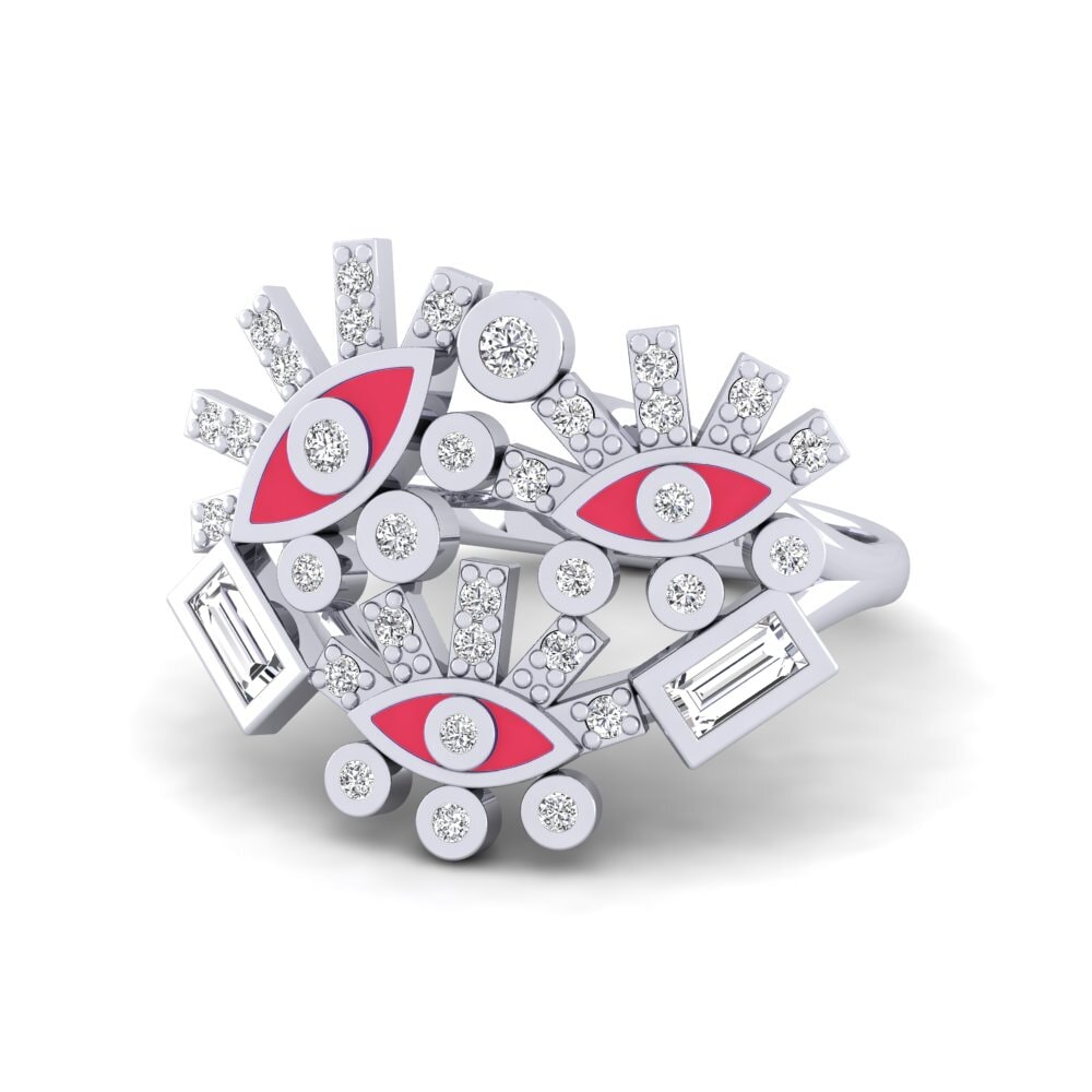 14ct White Gold Ring Magnesia