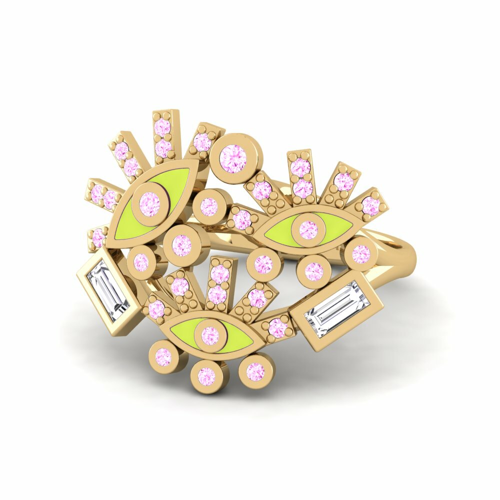 Saphir Rose Bague Magnesia