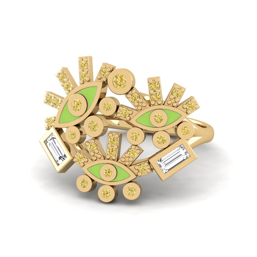 Yellow Diamond Ring Magnesia