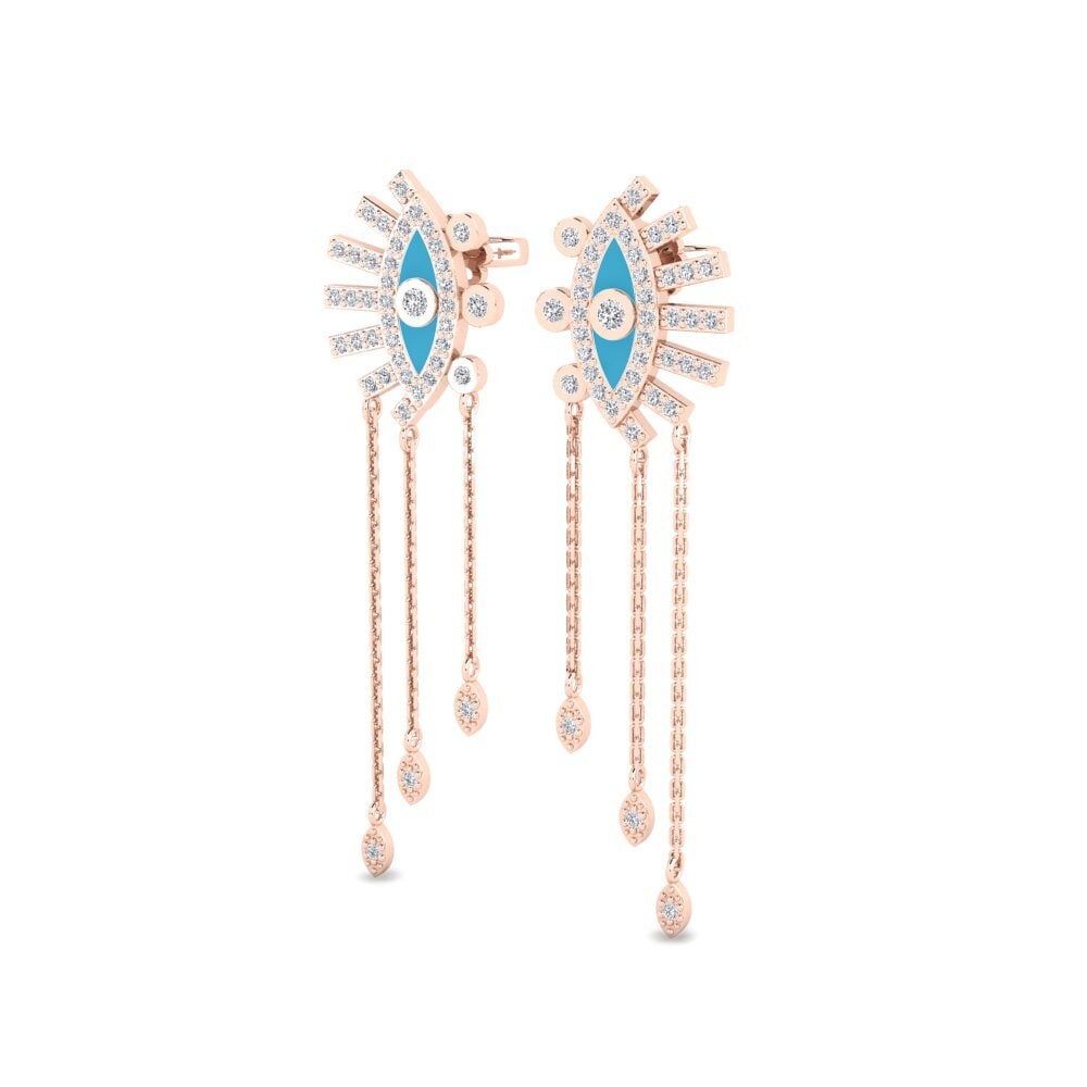 14k Rose Gold Women's Earring Myring