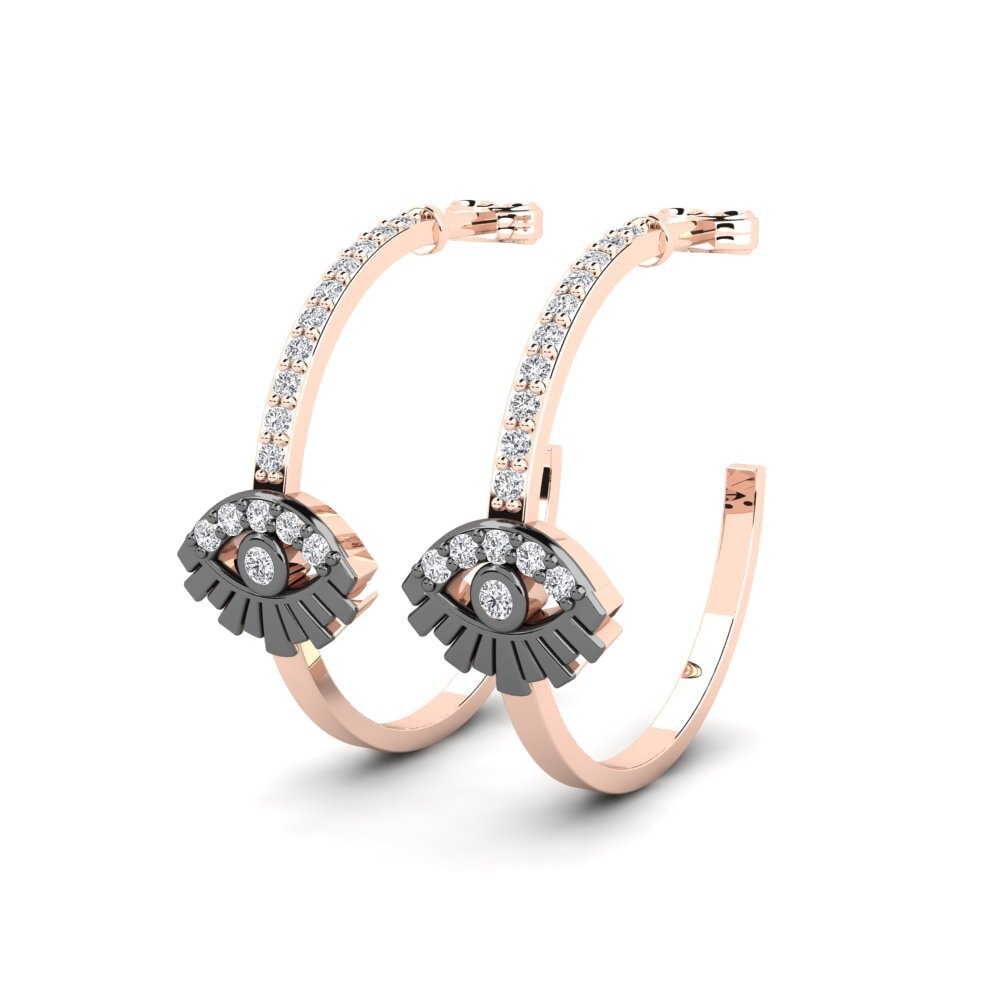 14k Rose Gold Women's Earring Narodenia