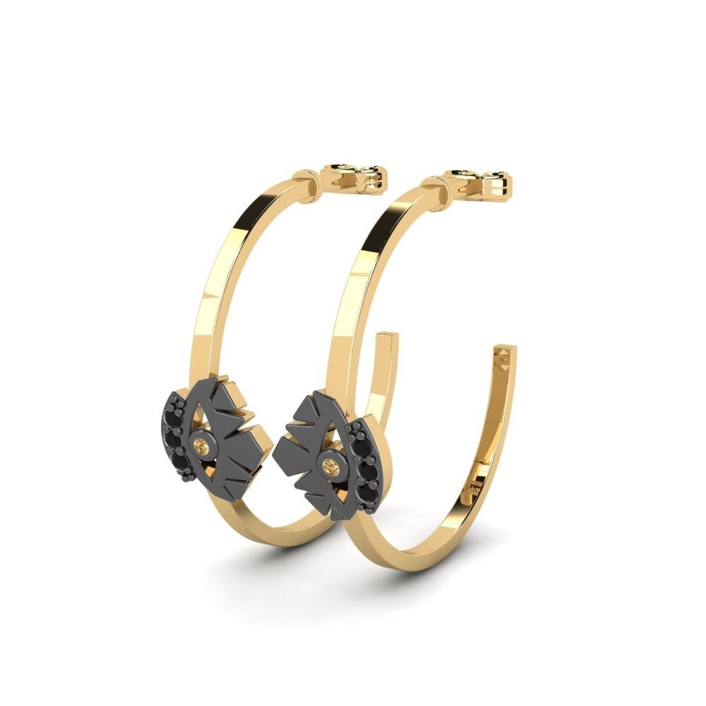 Brown Diamond Women's Earring Nativitas