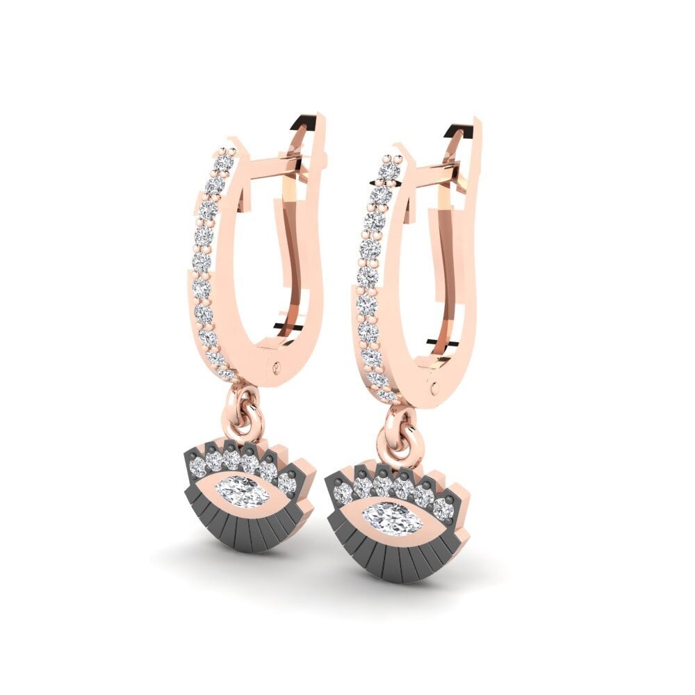 14k Rose Gold Women's Earring Pensierow