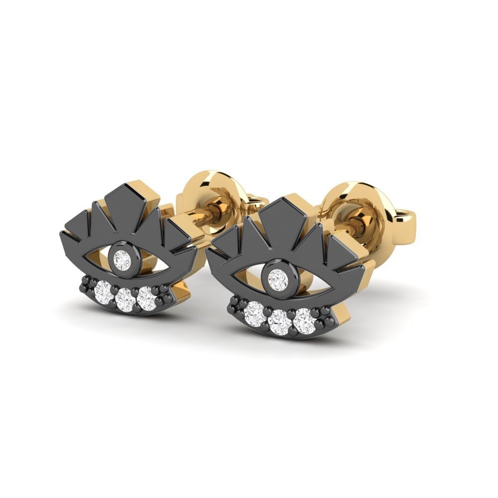 Saphir Blanc Boucle d'oreille femme Pentsatu