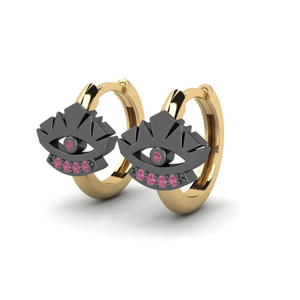 Grenat de Rhodolite Boucle d'oreille femme Pogledati
