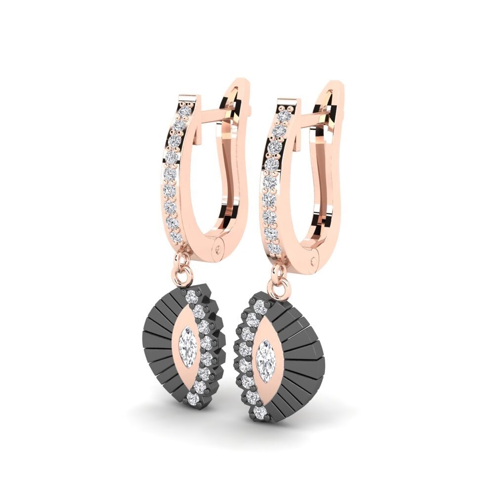 14k Rose Gold Women's Earring Protas