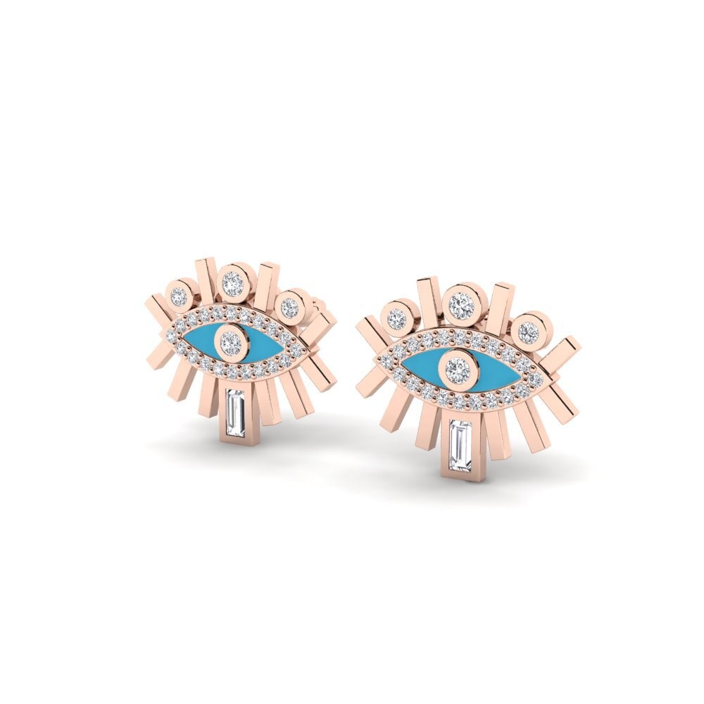 14k Rose Gold Women's Earring Sandras