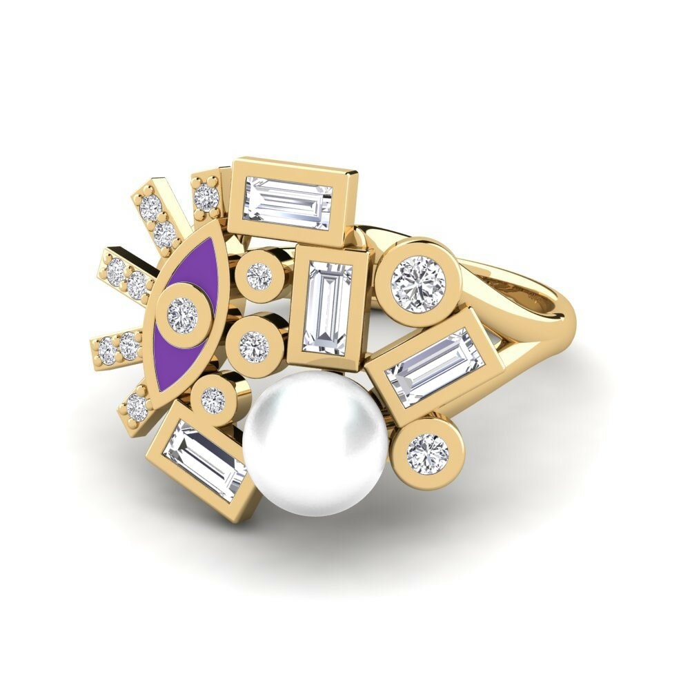 Diamant De Synthèse Bague Sardes