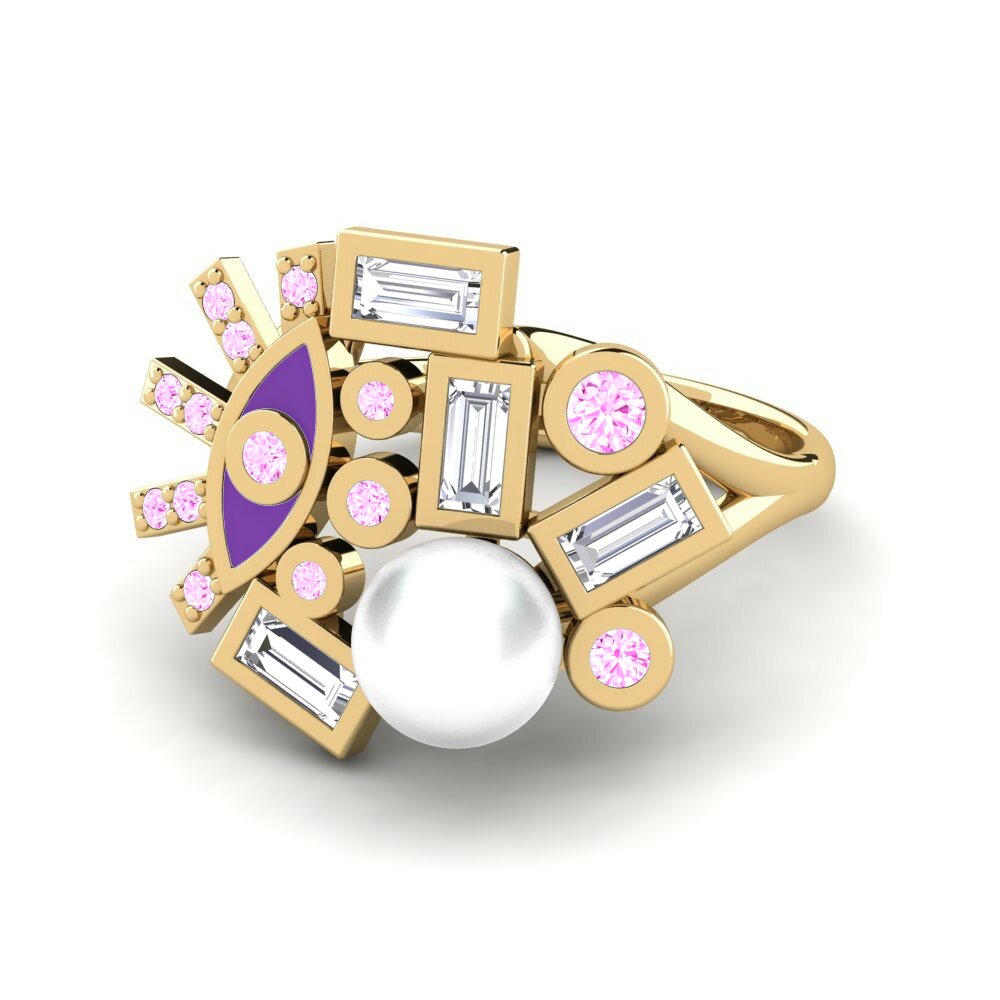 Saphir Rose Bague Sardes