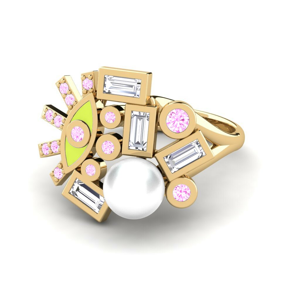Saphir Rose Bague Sardes