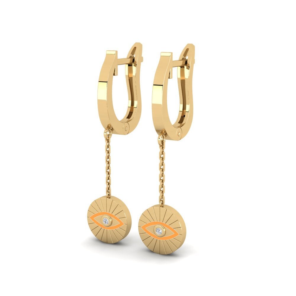 Diamond Women's Earring Scutum