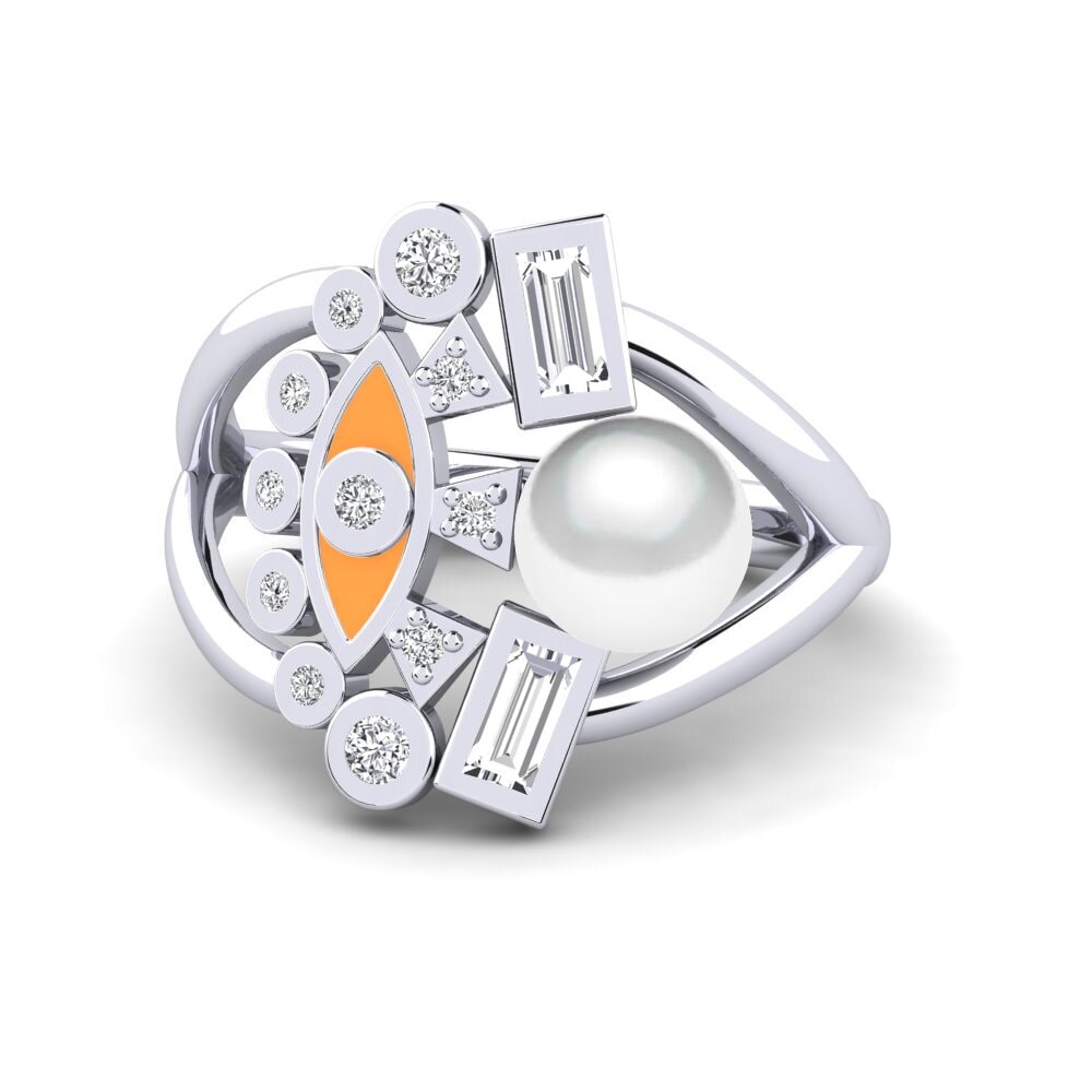 14ct White Gold Ring Tripolissasv