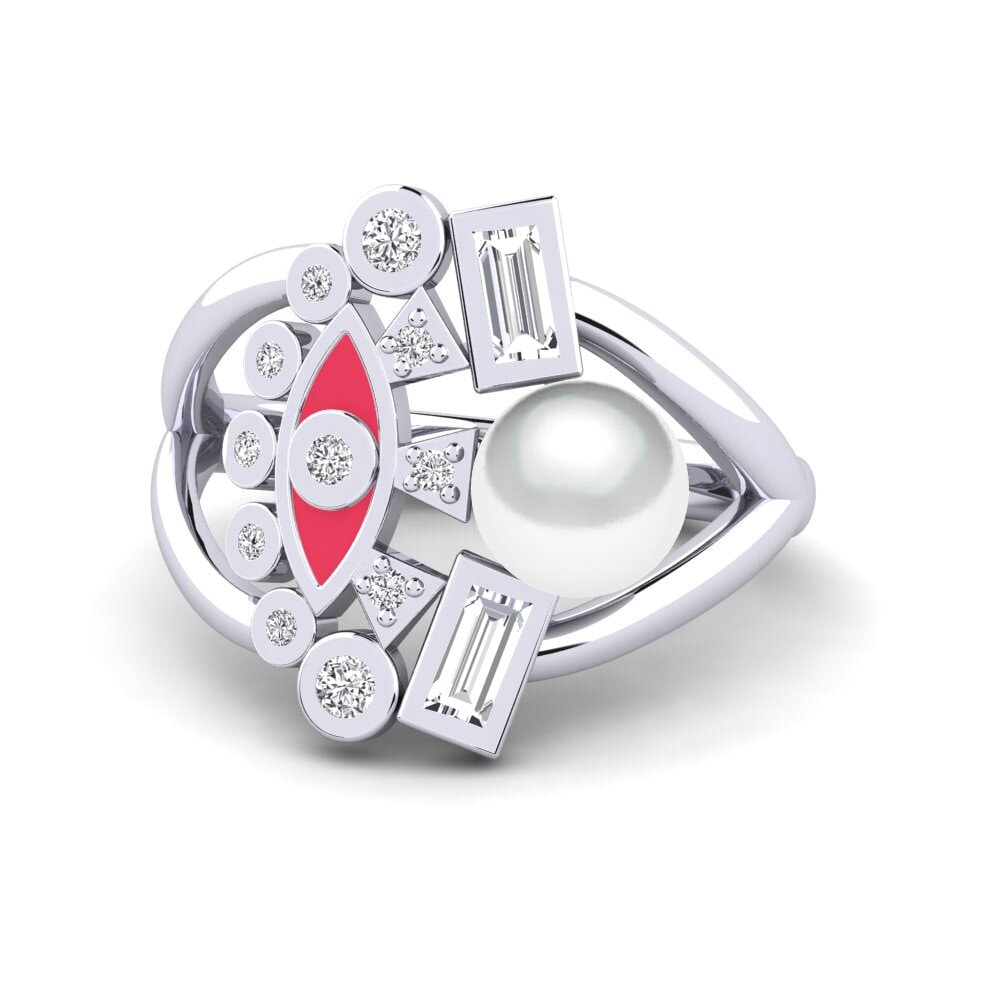 14ct White Gold Ring Tripolissasv