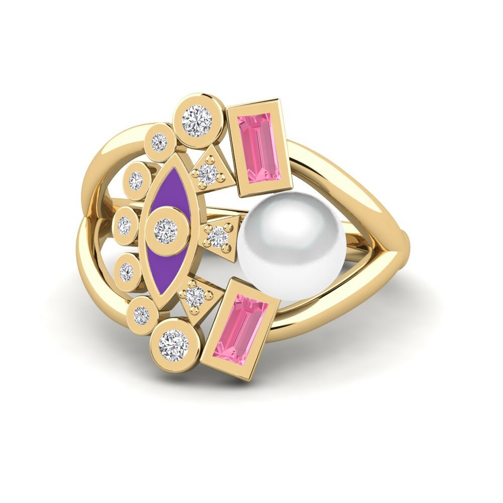 Saphir Rose Bague Tripolissasv